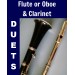Flute or Oboe or Violin & Clarinet Duets